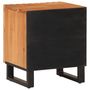 Voir la diapositive 5 : VIDAXL Table de chevet 40x34x46 cm bois d'acacia massif