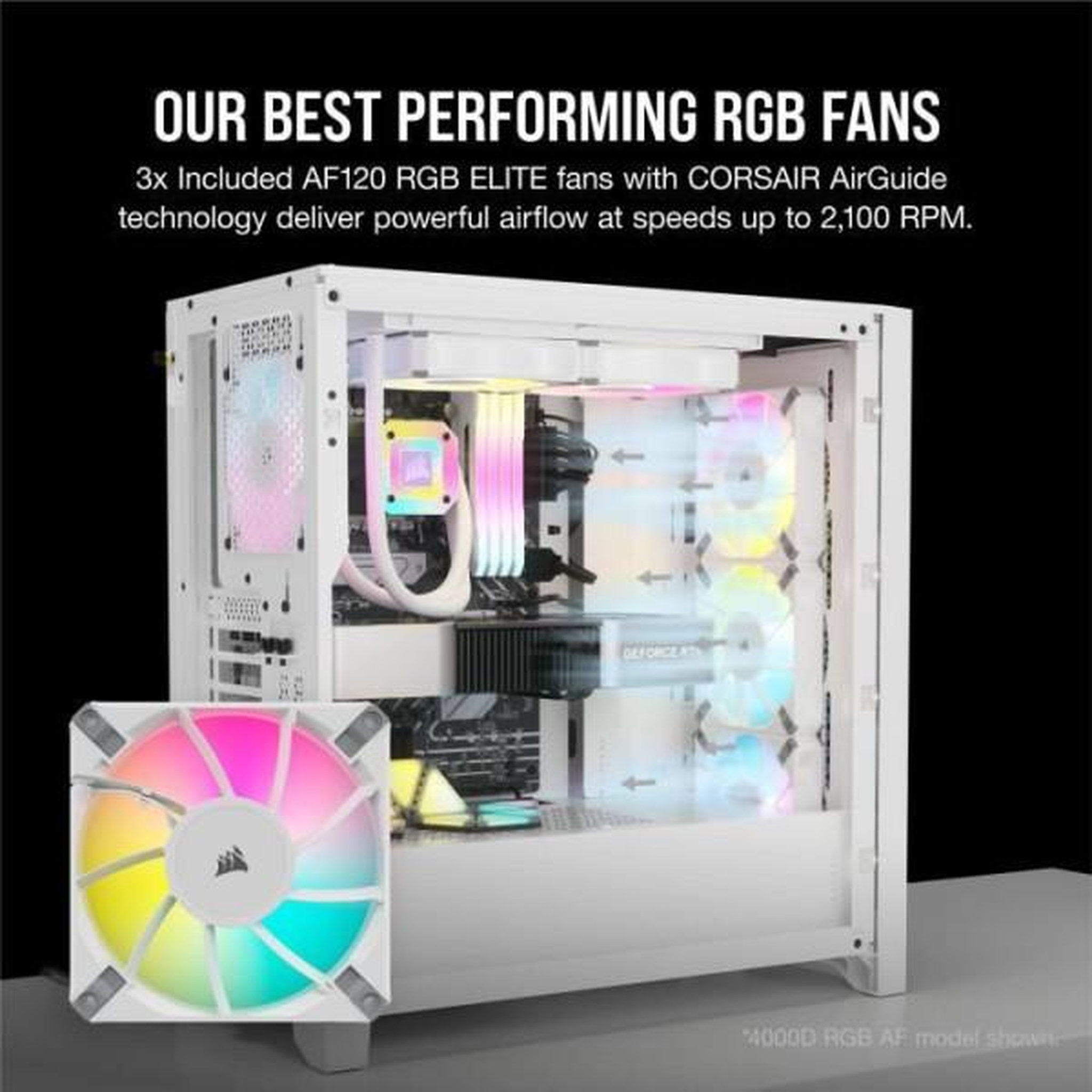 Voir la diapositive 5 : Corsair Boîtier PC Corsair FRAME 5000D RS ARGB blanc