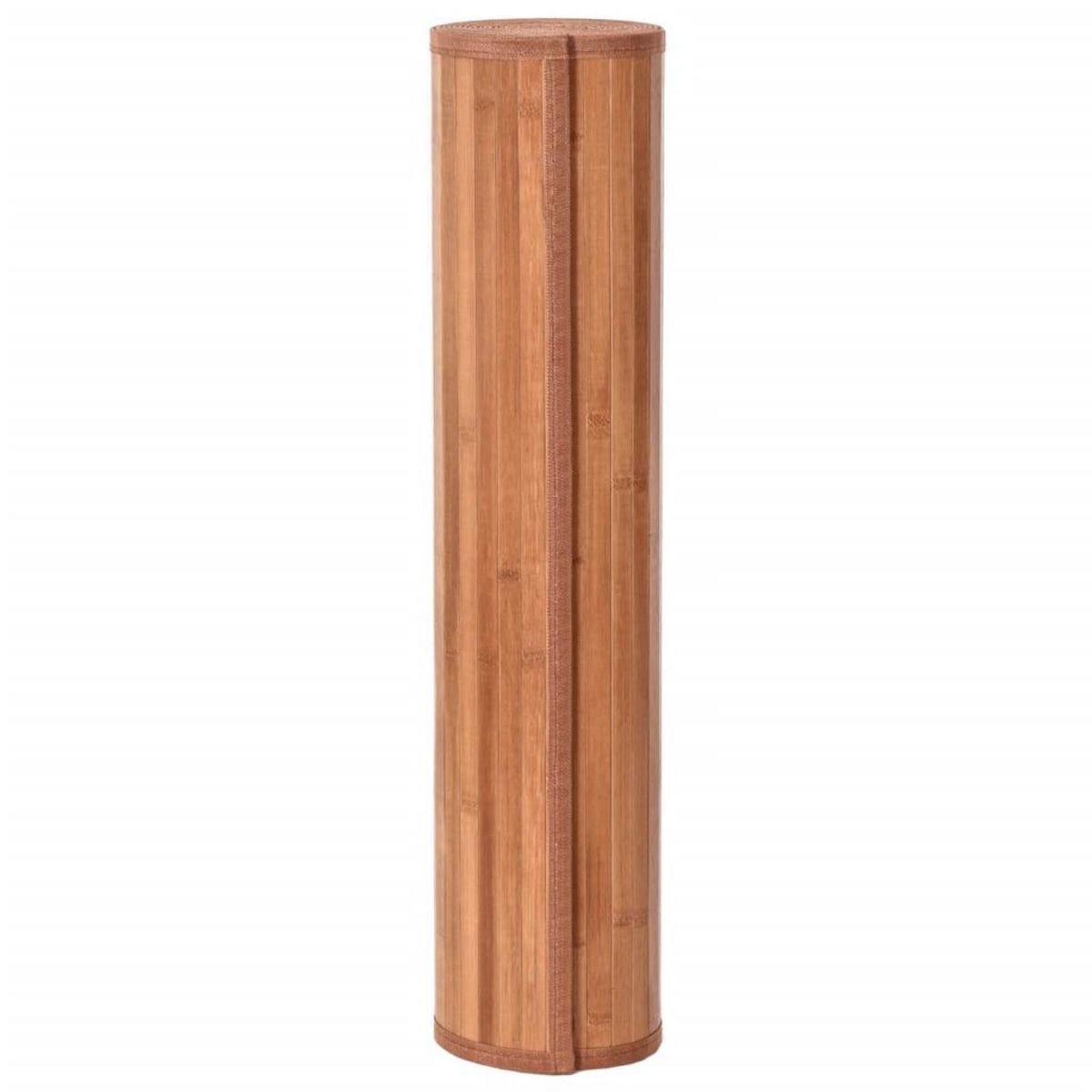 VIDAXL Tapis rectangulaire marron 60x1000 cm bambou