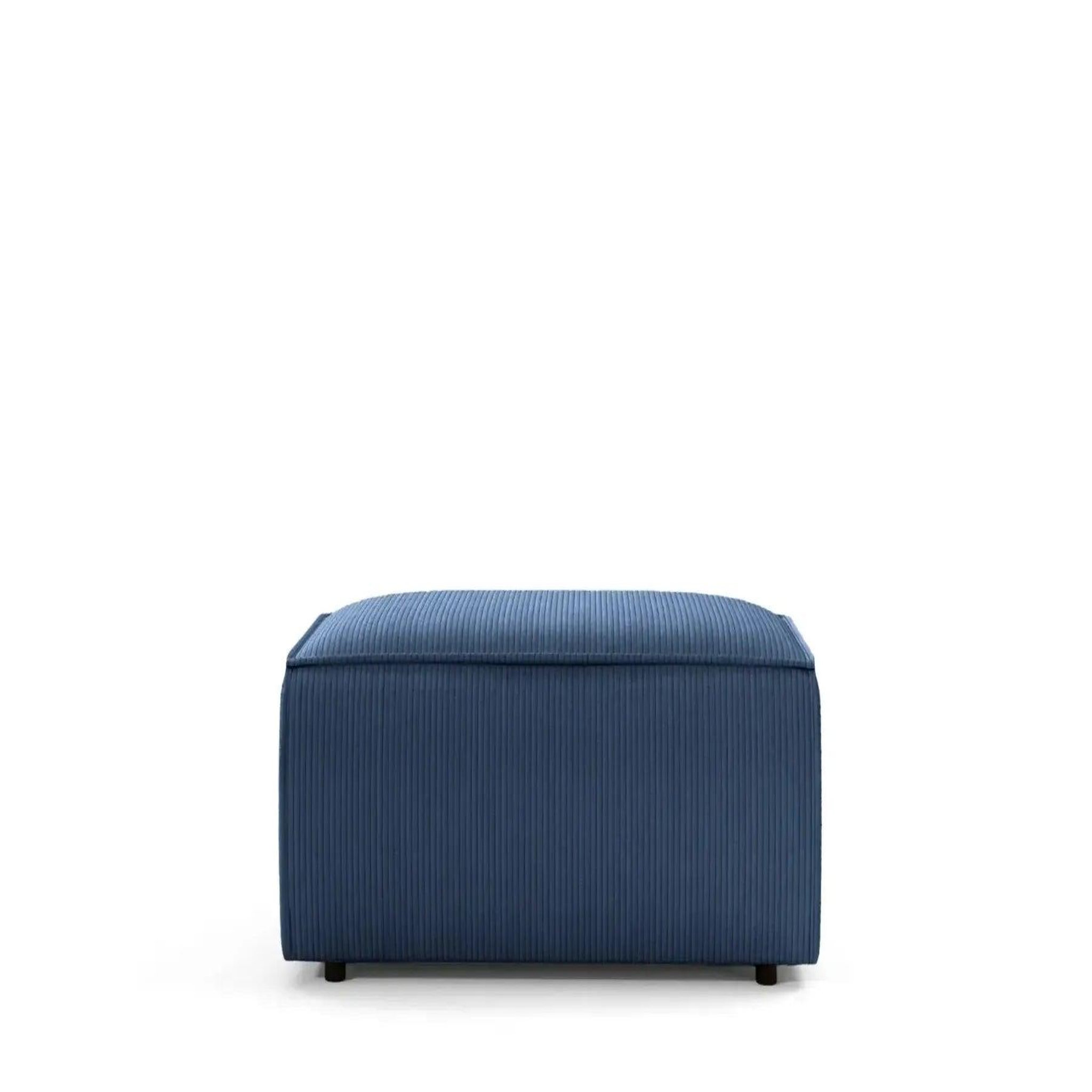 Voir la diapositive 1 : CASANOVA PARIS Jade - pouf velours côtelé
