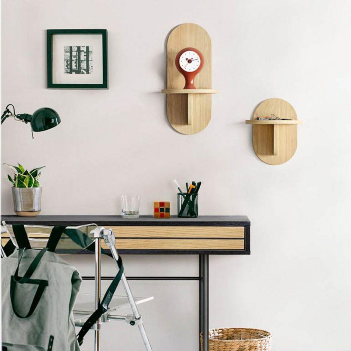 Paris Prix Étagère Murale  Soft  50cm Chêne