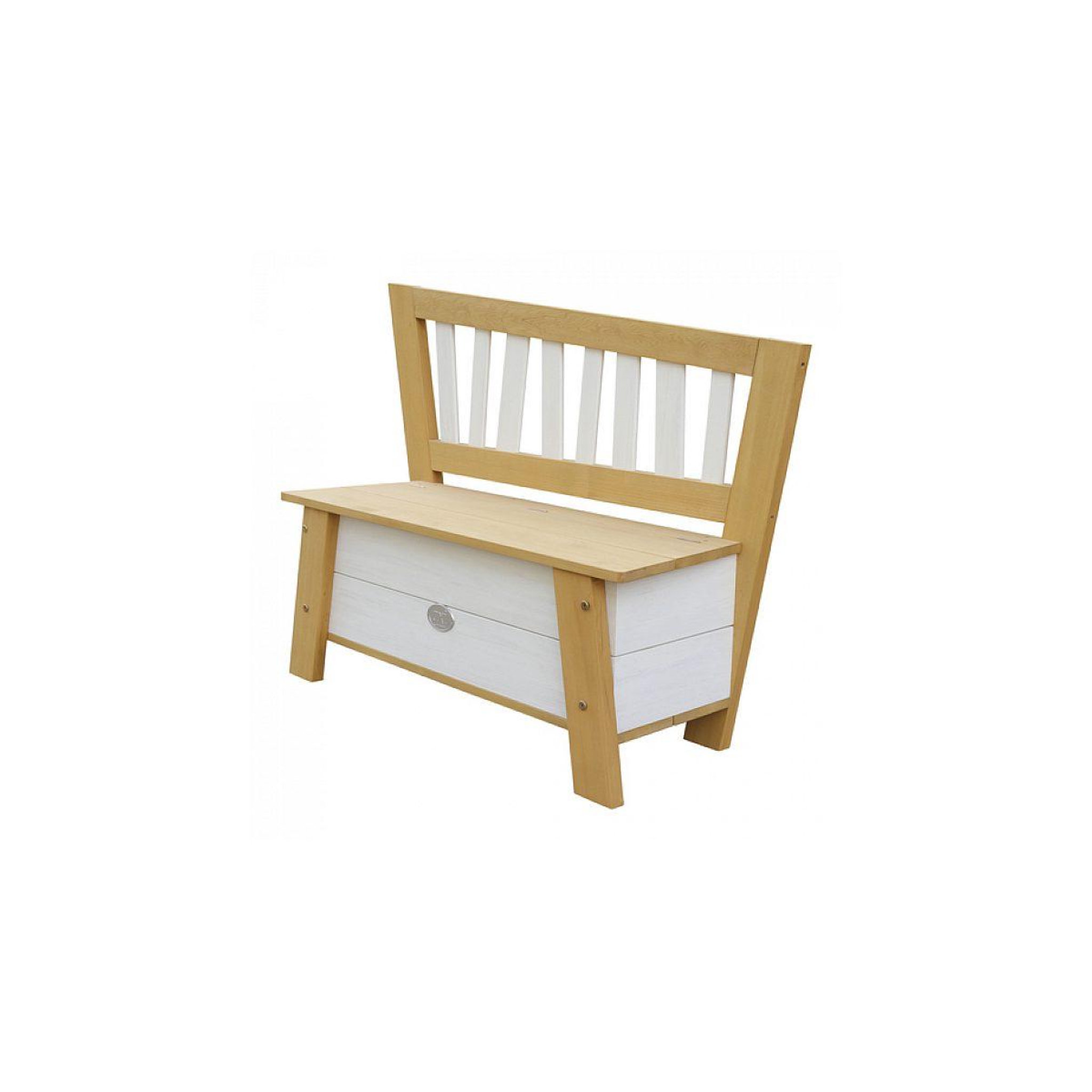 Voir la diapositive 2 : Axi House Axi banc de rangement de jouets corky marron blanc