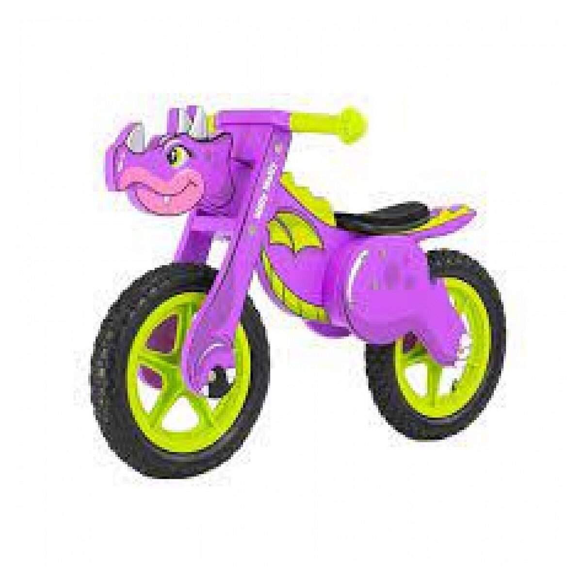 MILLY MALLY Vélo d'équilibre en bois DINO violet
