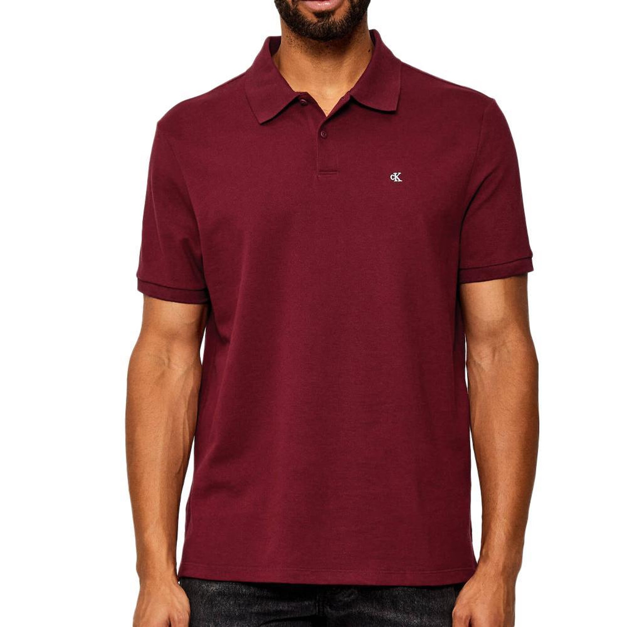 Voir la diapositive 1 : CALVIN KLEIN JEANS Polo  Homme Calvin Klein Jeans Ss Monogram Pique