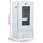 Voir la diapositive 6 : VIDAXL Fumoir a four a BBQ generateur de fumee froide acier galvanise