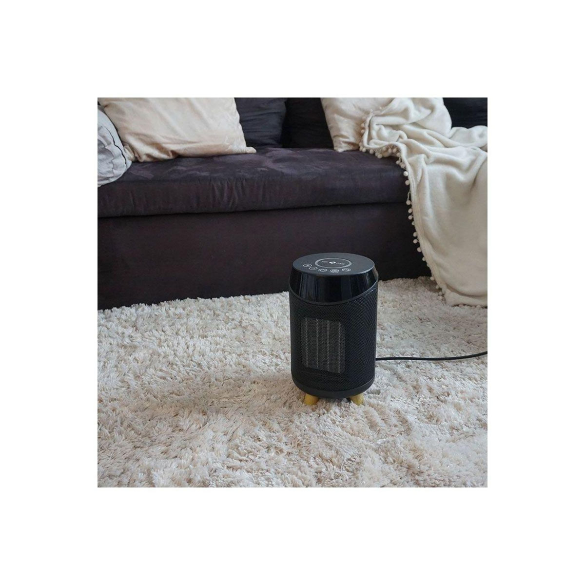 AIR NATUREL Chauffage soufflant Lison Noir