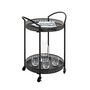 Voir la diapositive 4 : Paris Prix Desserte de Cuisine Design  Loniba  71cm Noir
