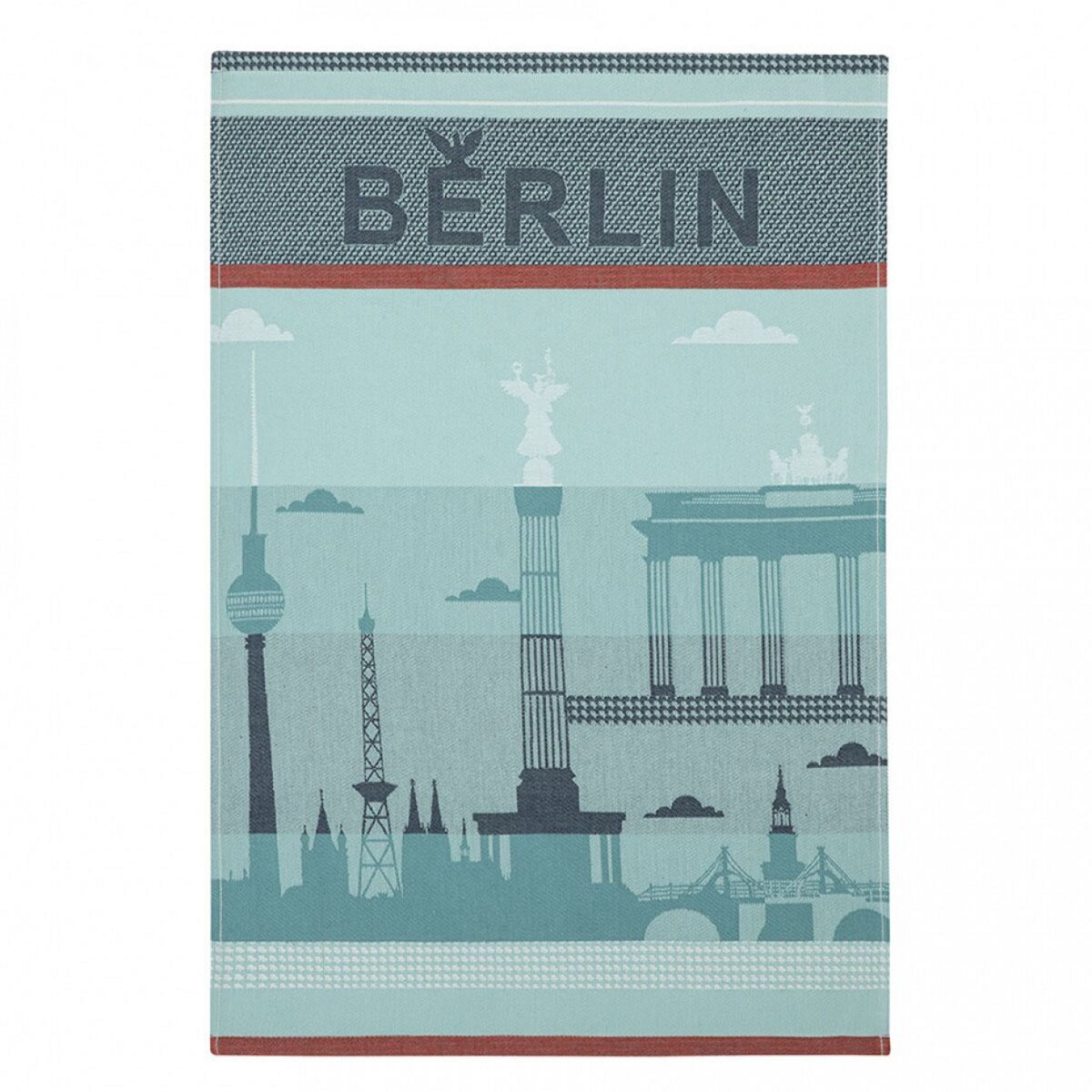 COUCKE Torchon imprimé en jacquard de coton, Berlin City