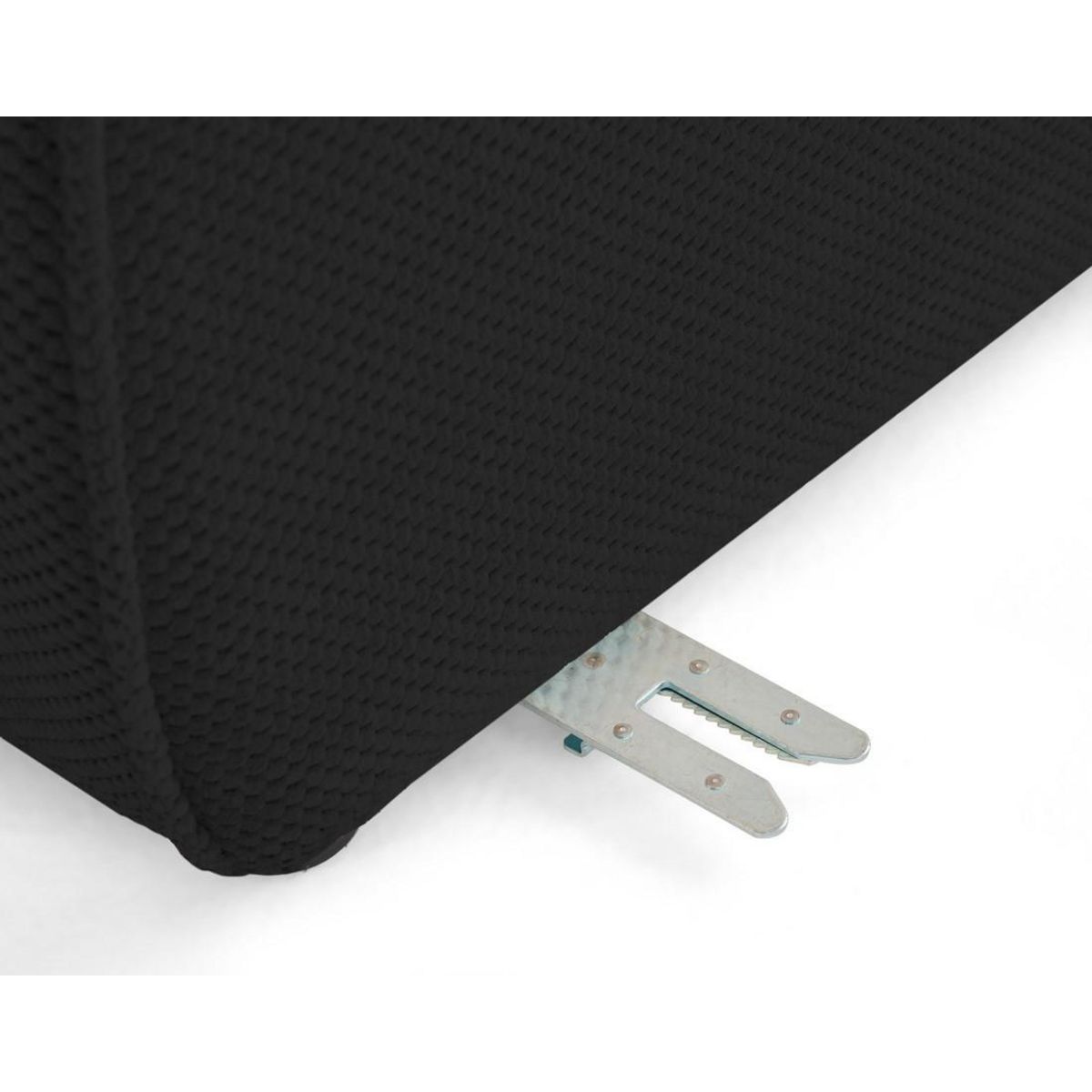 LISA DESIGN Ellie - canapé modulable d'angle réversible 4 places en velours texturé