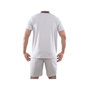 Voir la diapositive 3 : SERGE BLANCO Ensemble homme Pyjama court T-shirt col tunisien