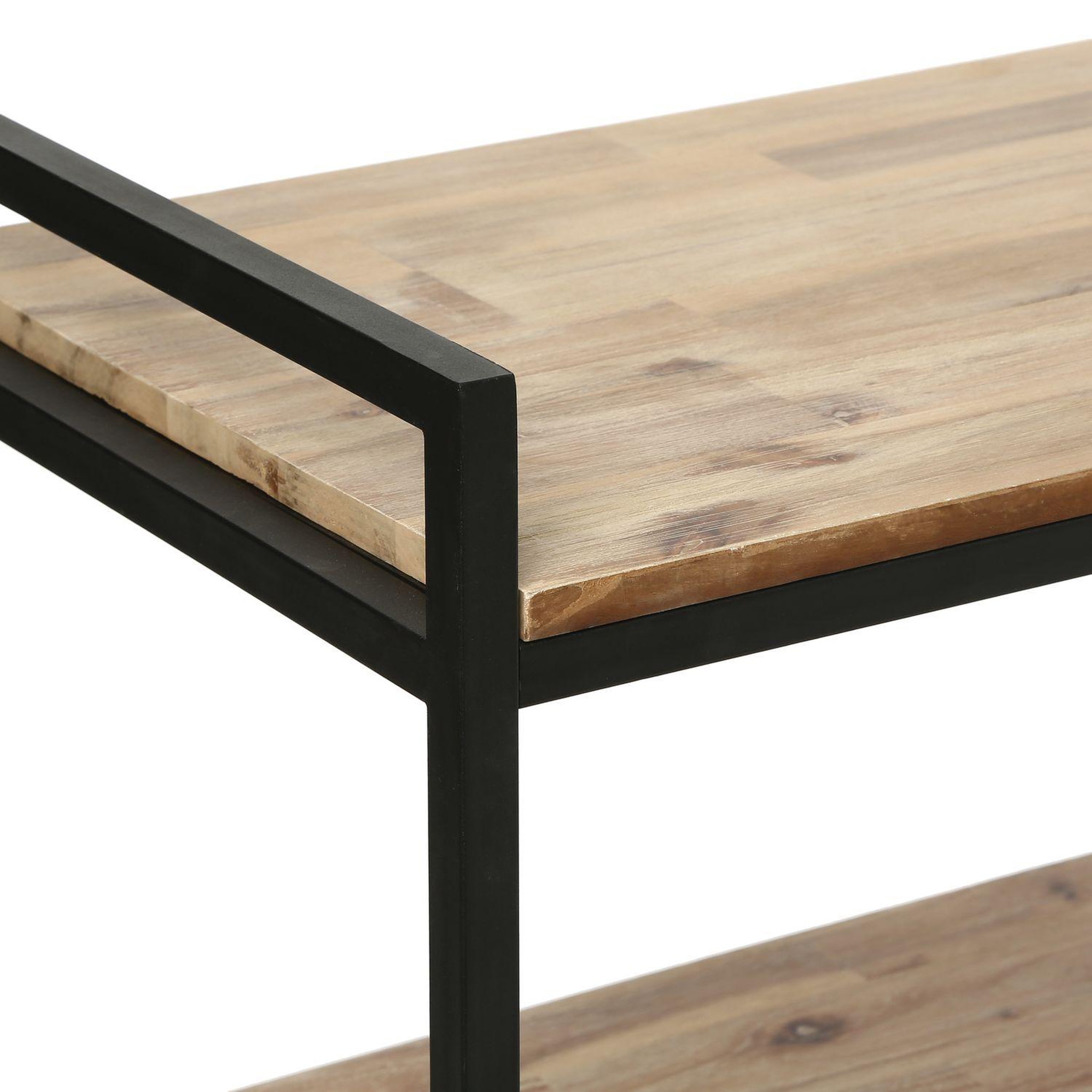 Voir la diapositive 3 : ATMOSPHERA Console Edena - 2 Plateaux - Bois d'Acacia