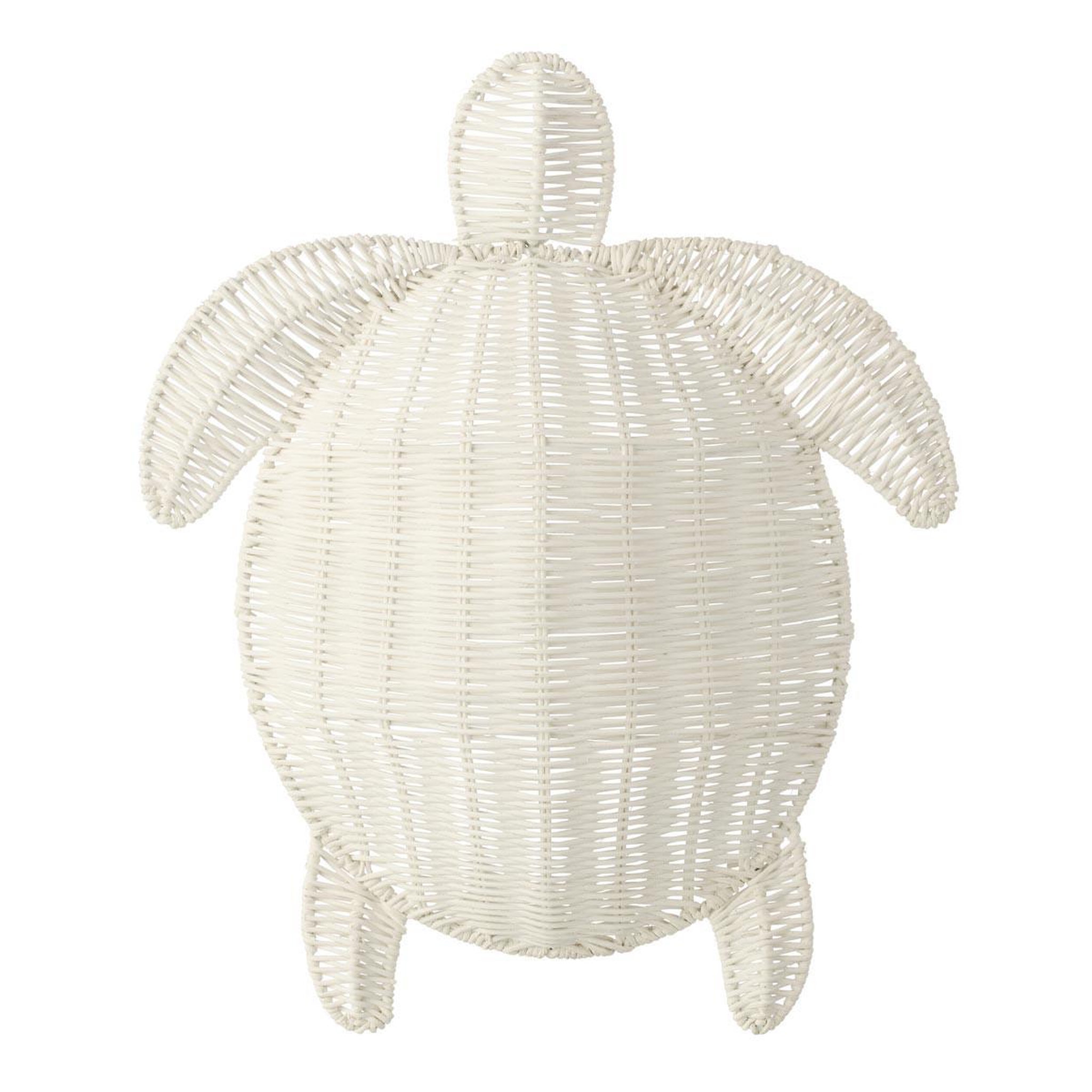 J-LINE Déco murale tortue  porfirio  40cm blanc cassé