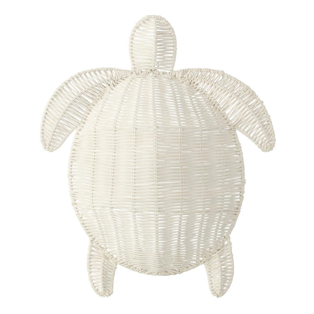 Paris Prix Déco Murale Tortue  Porfirio  40cm Blanc Cassé