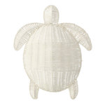 Paris Prix Déco Murale Tortue  Porfirio  40cm Blanc Cassé
