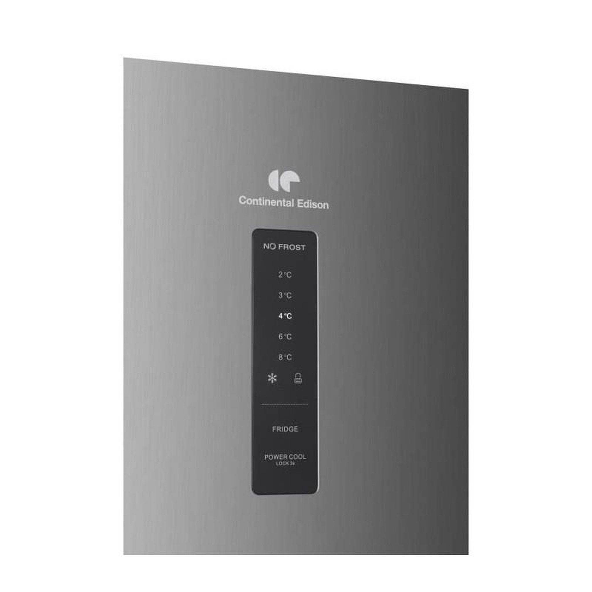 Voir la diapositive 5 : CONTINENTAL EDISON Réfrigérateur congélateur haut 413L Total No Frost inox 70x178 cm – Continental Edison
