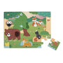 Voir la diapositive 2 : Juratoys-Janod Puzzle Tactile 20 Pieces - Foret