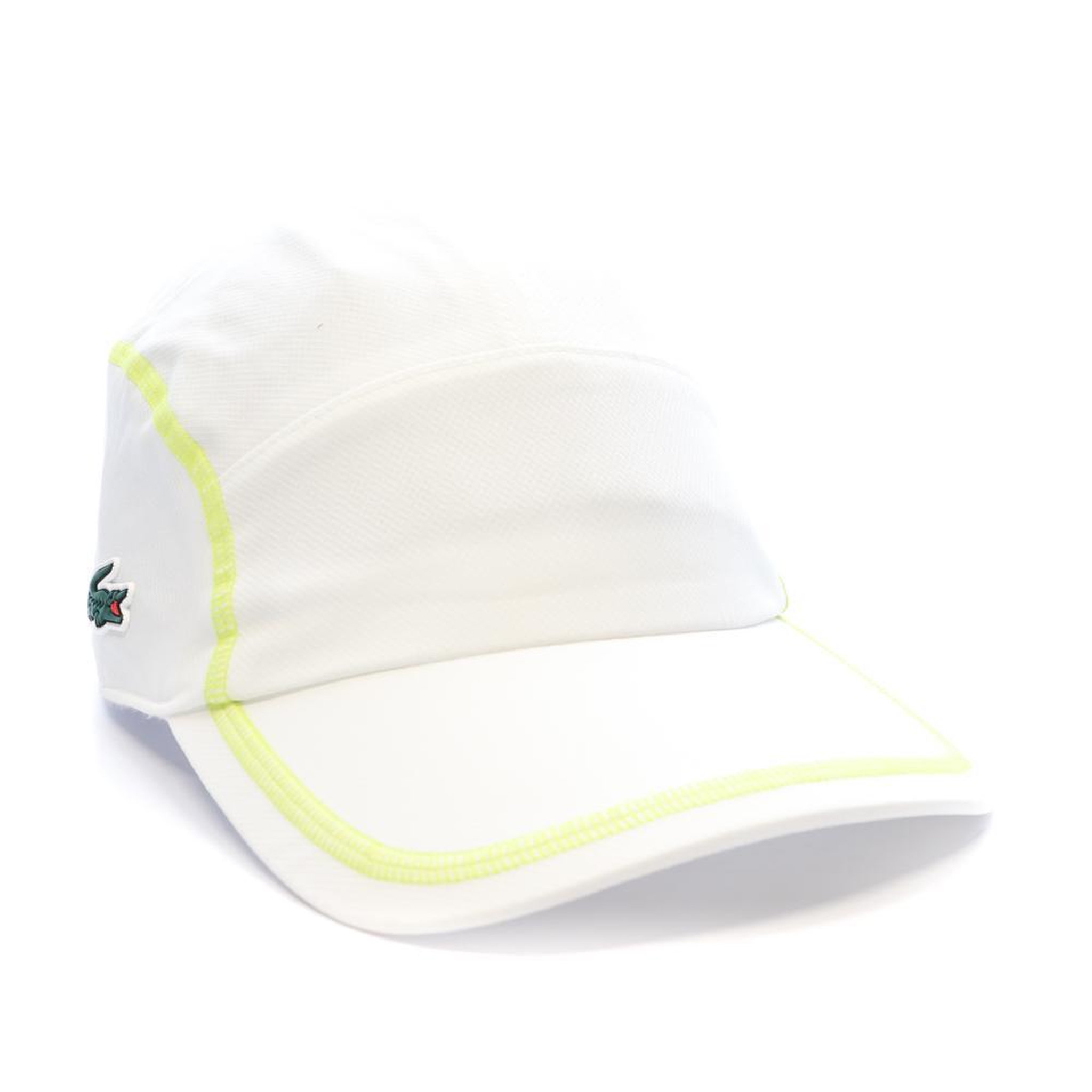 Voir la diapositive 2 : Lacoste Casquette Blanc/Jaune Lacoste Color Block