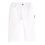 Petit Béguin Pantalon bébé Minaouet. Coloris disponibles : Blanc