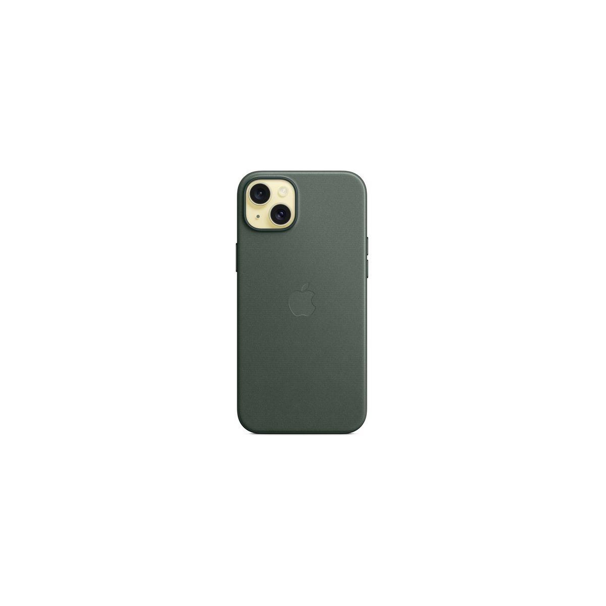 Voir la diapositive 3 : APPLE Coque iPhone 15 Plus MagSafe tissu Chene vert