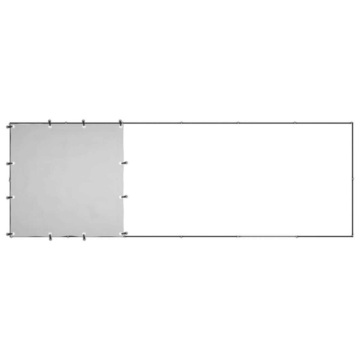 VIDAXL Chenil Noir 330x110x110 cm Acier