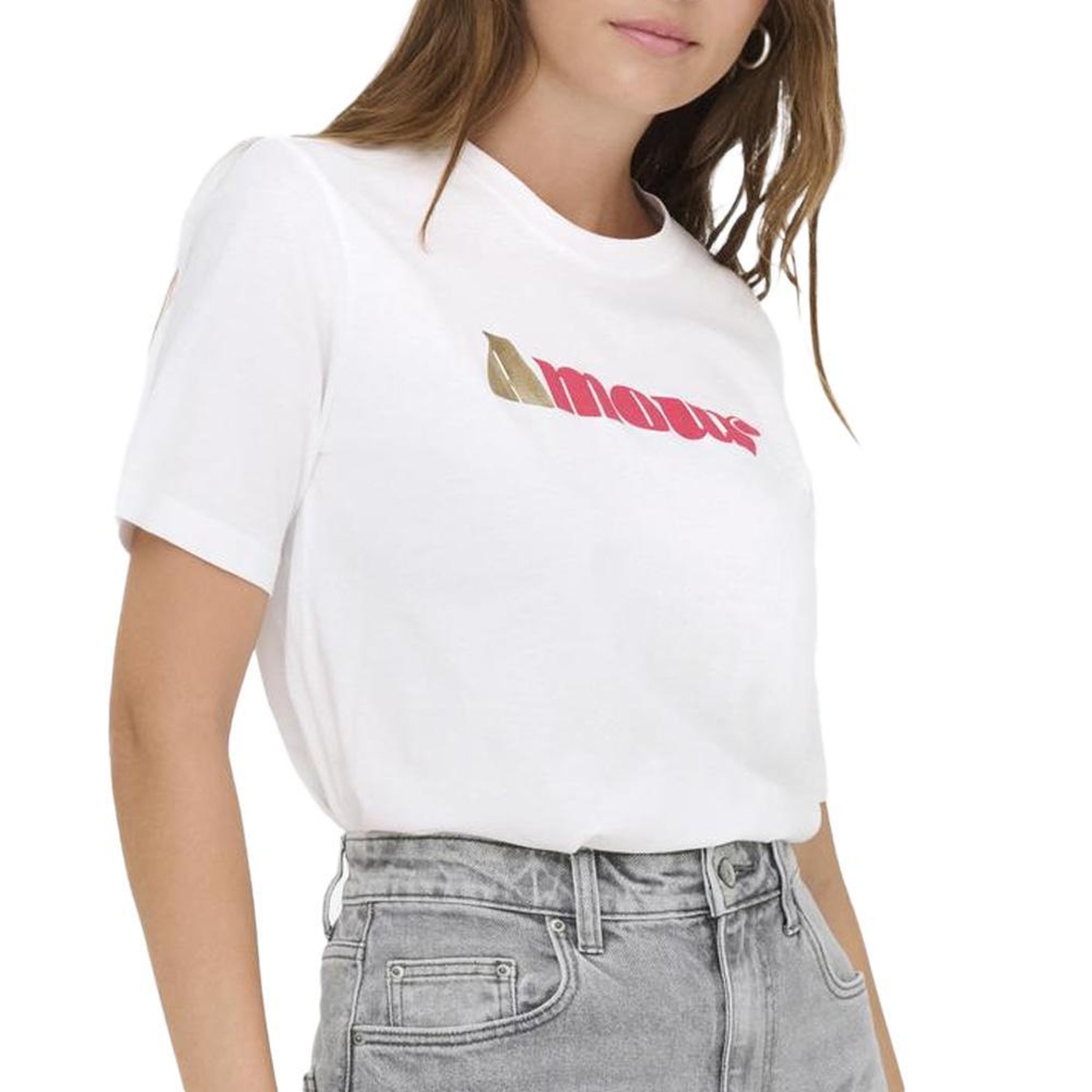 Voir la diapositive 1 : JACQUELINE DE YONG T Shirt  Femme JDY Emone