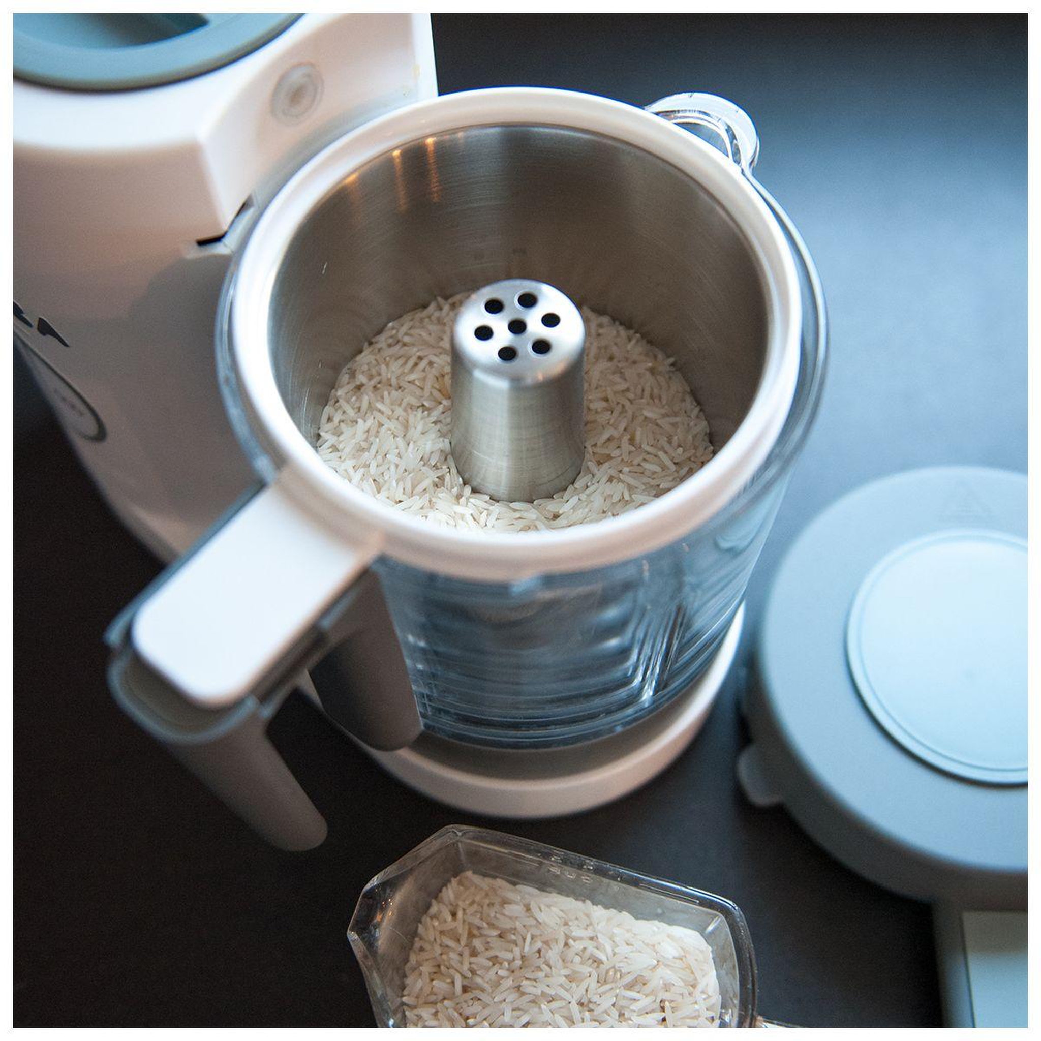 Voir la diapositive 2 : BEABA Set contenants pasta / rice cooker  babycook