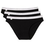 Lacoste X3 Culottes  Femme Lacoste coton stretch. Coloris disponibles : Noir