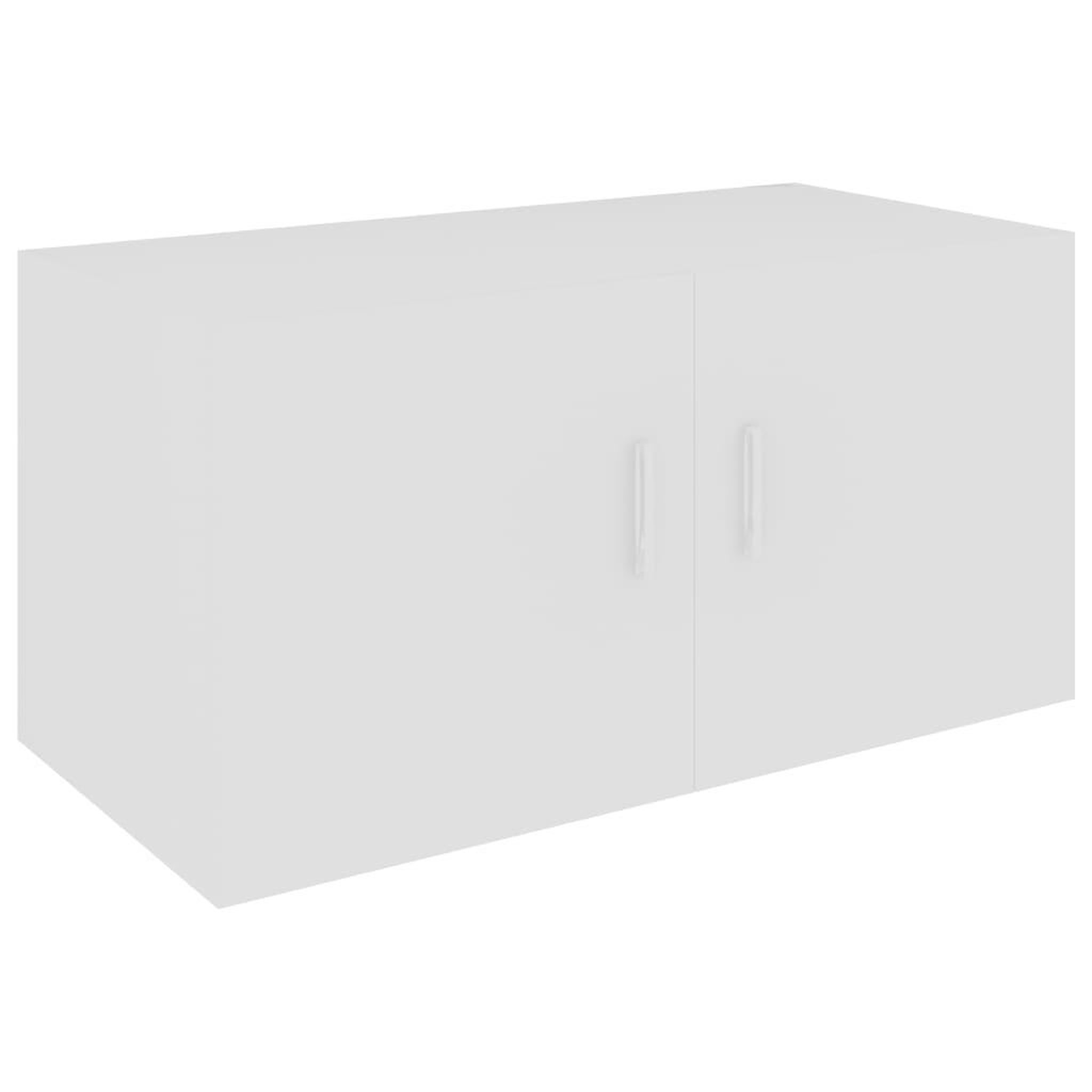 Voir la diapositive 2 : VIDAXL Armoire murale Blanc 80x39x40 cm Bois d'ingenierie