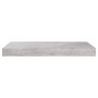 Voir la diapositive 5 : VIDAXL Etageres murales flottantes 2 pcs gris beton 50x23x3,8 cm MDF