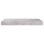 Voir la diapositive 5 : VIDAXL Etageres murales flottantes 2 pcs gris beton 50x23x3,8 cm MDF