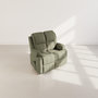 Voir la diapositive 5 : BEST MOBILIER Armand - canapé 2 places relax électrique en velours côtelé