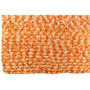 Voir la diapositive 2 : Paris Prix Plaid Tricoté  Efrain  130x170cm Orange & Blanc