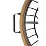 Voir la diapositive 4 : Paris Prix Étagère Murale en Métal  Cebu  72cm Noir & Naturel