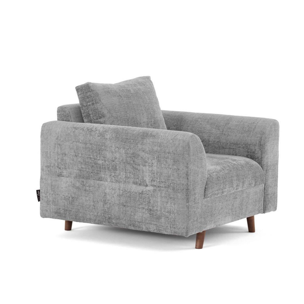 LISA DESIGN Rune - fauteuil en velours texturé