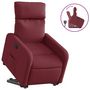 Voir la diapositive 2 : VIDAXL Fauteuil inclinable rouge bordeaux tissu