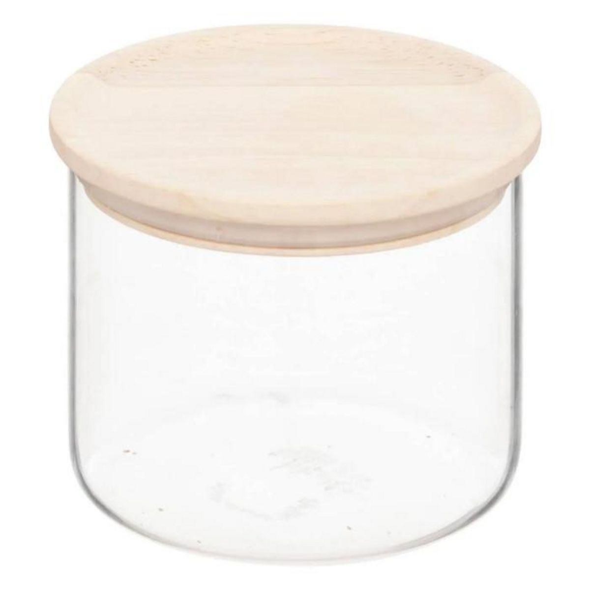 FIVE Lot de 3 Bocaux en Verre  Hermet  2,8L Transparent & Naturel