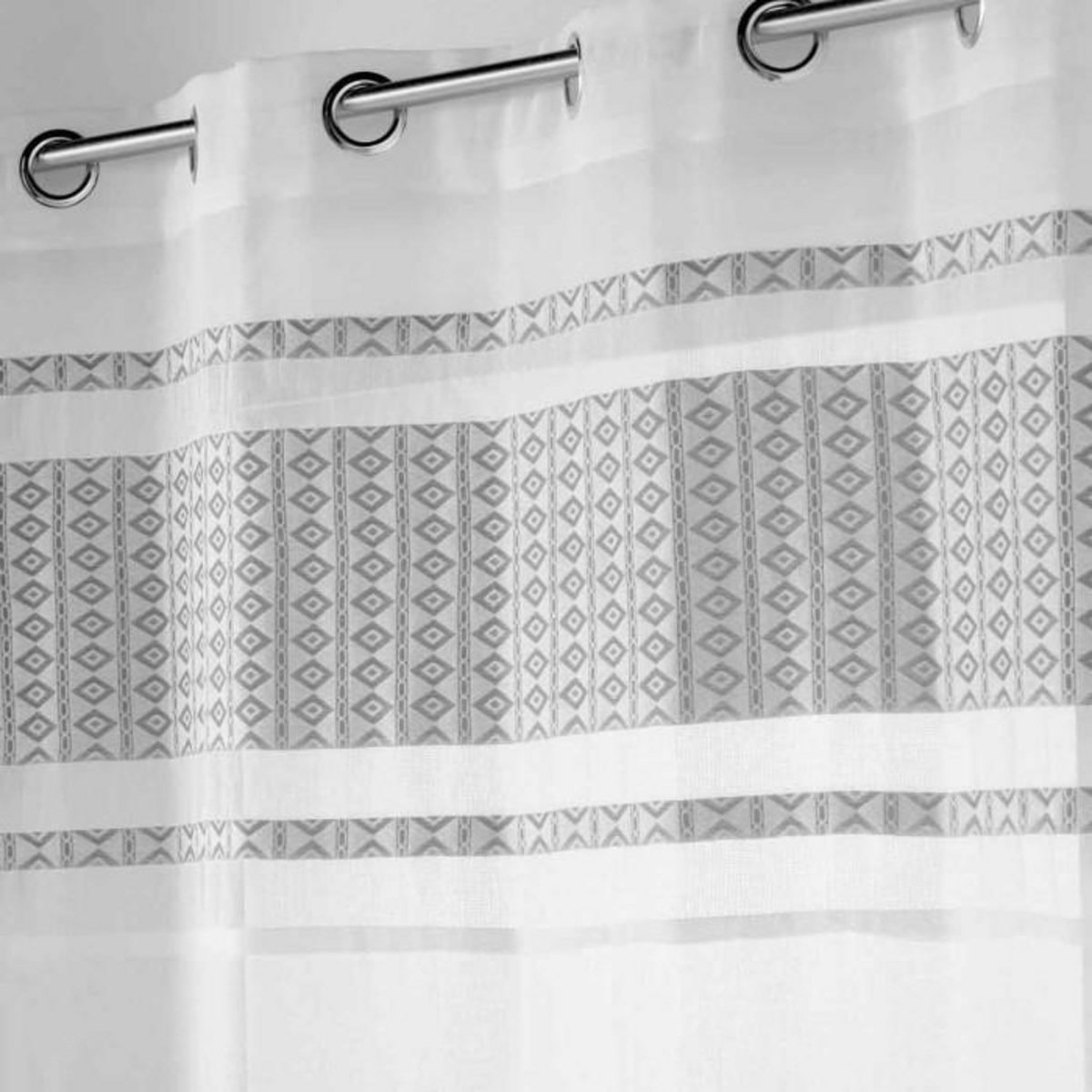 Paris Prix Rideau Voilage à Œillets  Storia  140x280cm Blanc