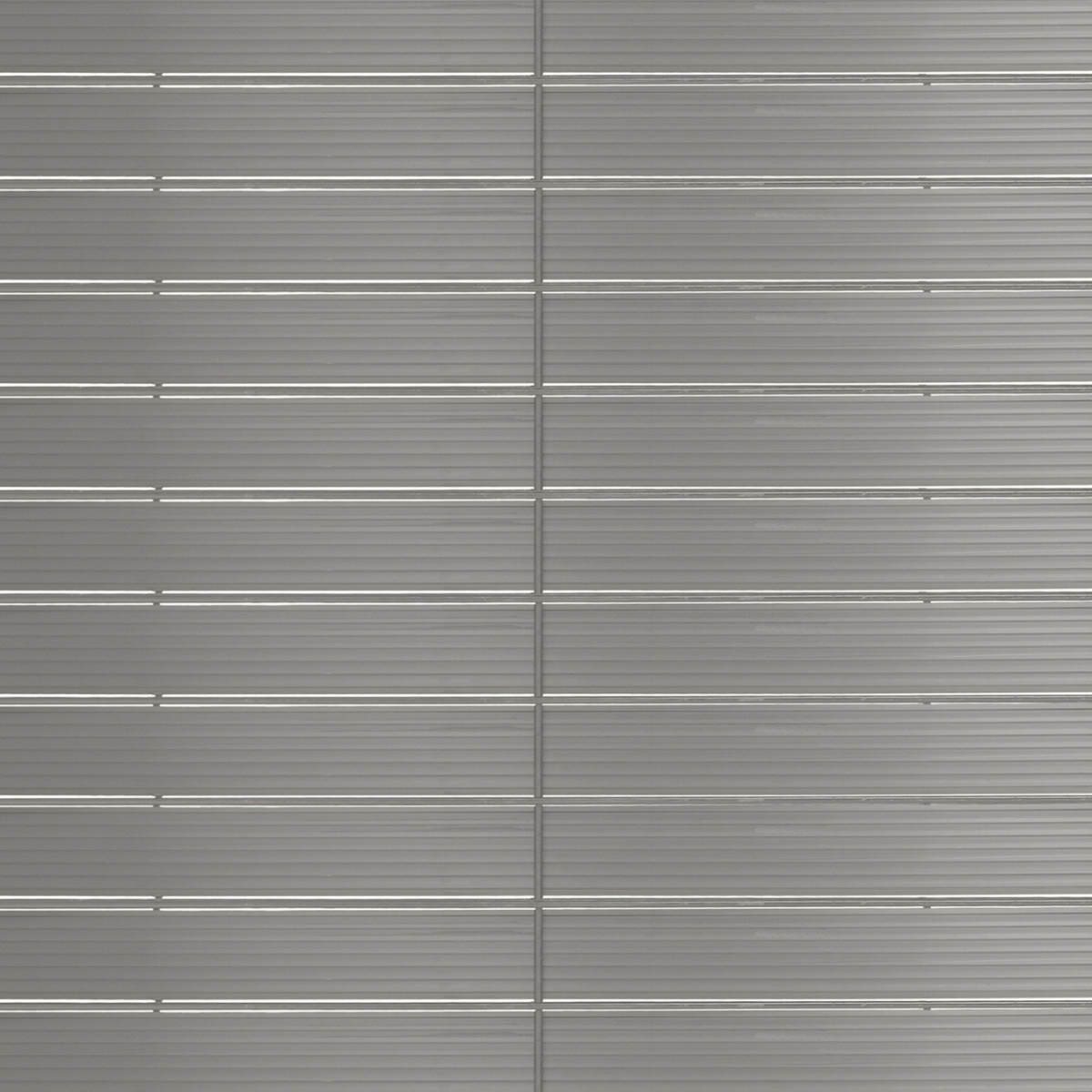 ID MARKET Kit de lamelles occultantes PVC gris clair L.60 M pour panneau grillagé