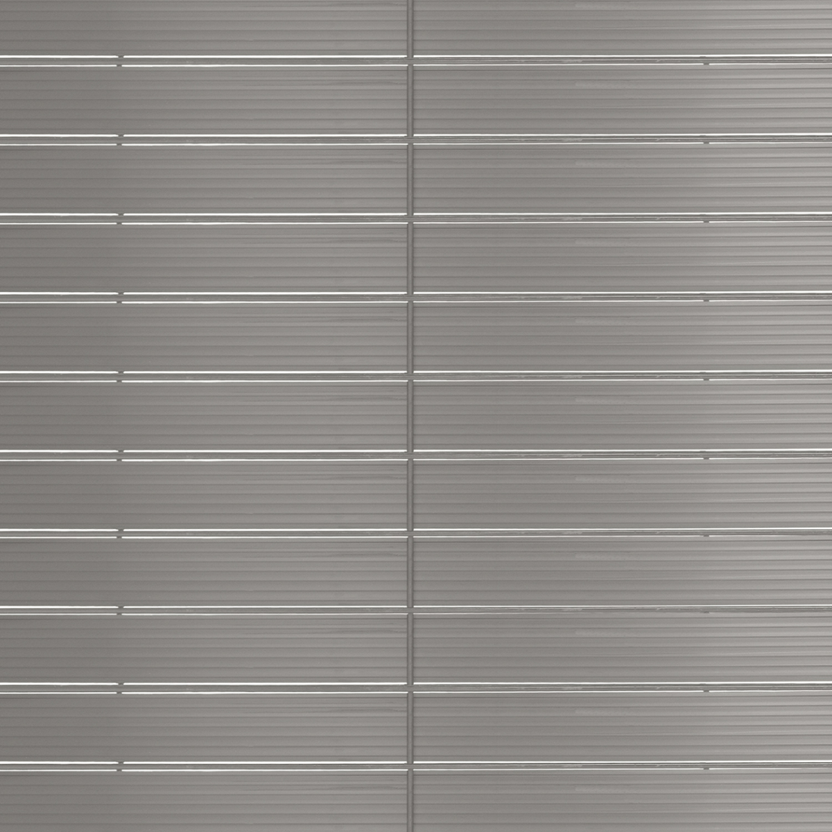 ID MARKET Kit de lamelles occultantes PVC gris clair L.60 M pour panneau grillagé