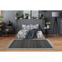 Voir la diapositive 2 : Paris Prix Tapis Imprimé à Poils Courts  Phoenix  Anthracite