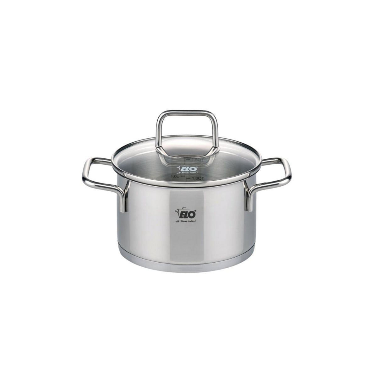 ELO Faitout en inox 14 cm de 1,2 litres Elo Citrin