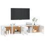 Voir la diapositive 3 : VIDAXL Meubles TV muraux 2 pcs blanc brillant 100x34,5x40 cm
