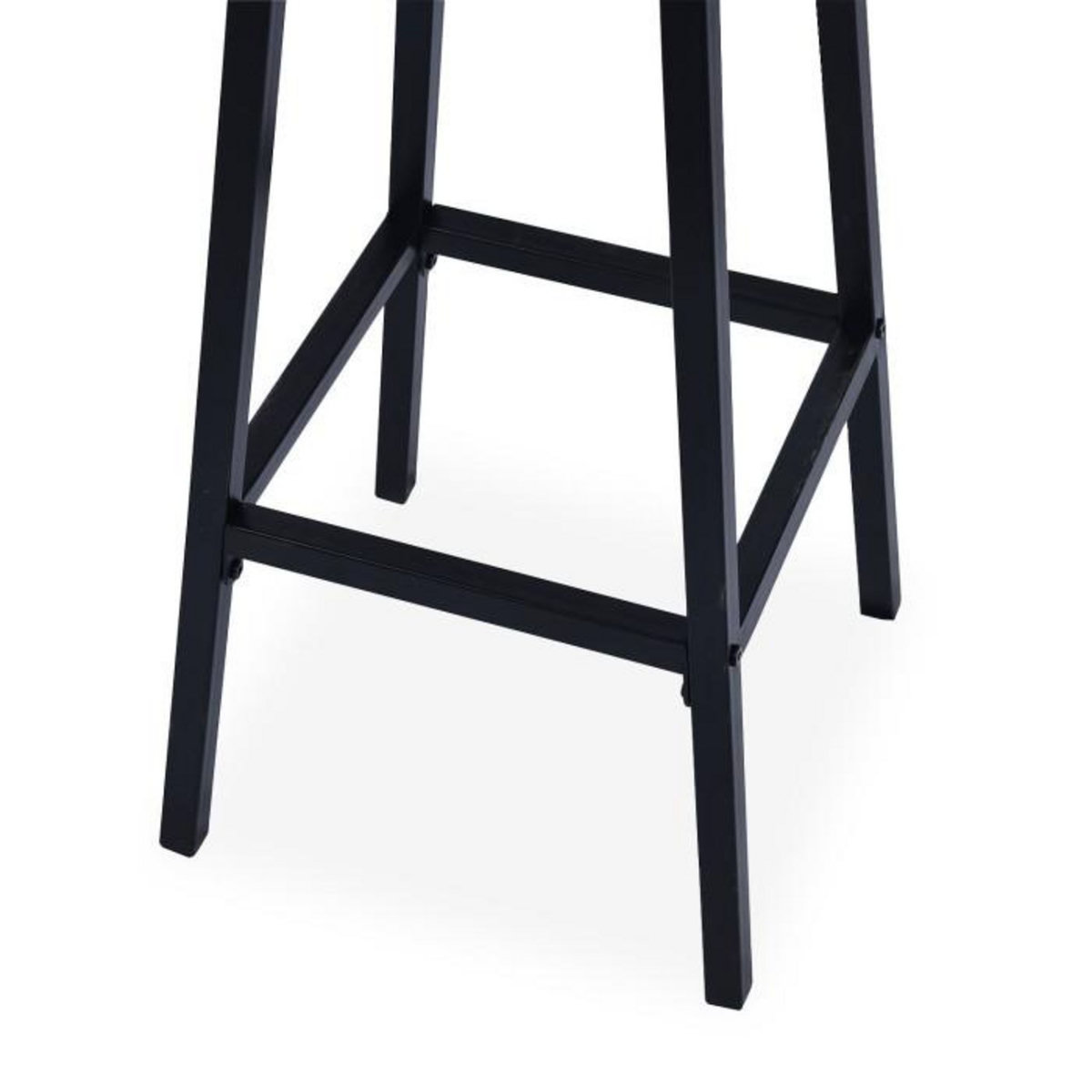 Paris Prix Ensemble Table de Bar & 2 Tabourets  Maynard  120cm Naturel & Noir