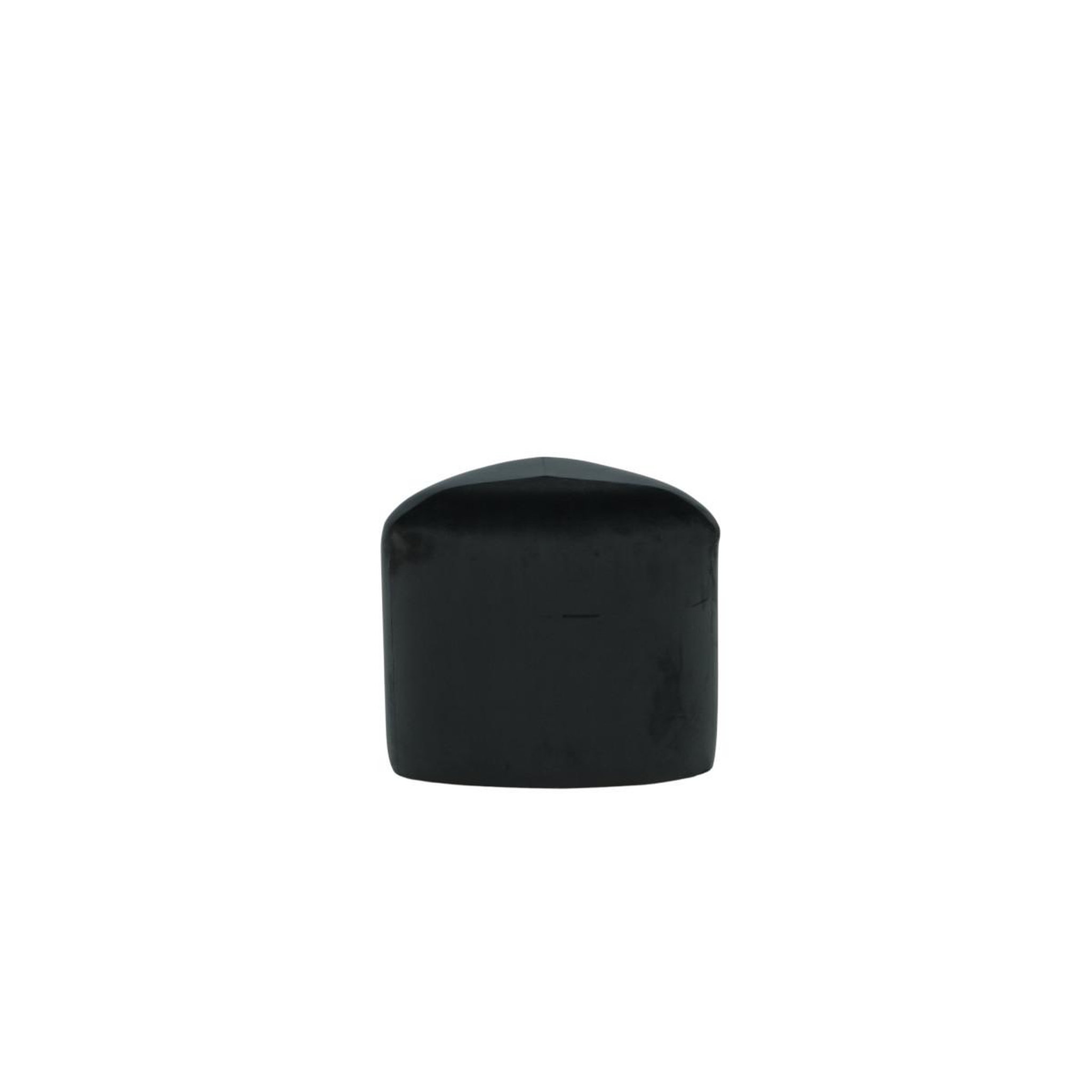 Voir la diapositive 3 : Paris Prix Pouf en velours  peg  46cm noir