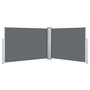Voir la diapositive 1 : VIDAXL Auvent lateral retractable Anthracite 100 x 1000 cm
