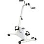 Voir la diapositive 1 : HOMCOM Vélo de rééducation bras et jambes réglable rouleaux massage écran LCD multifonction blanc