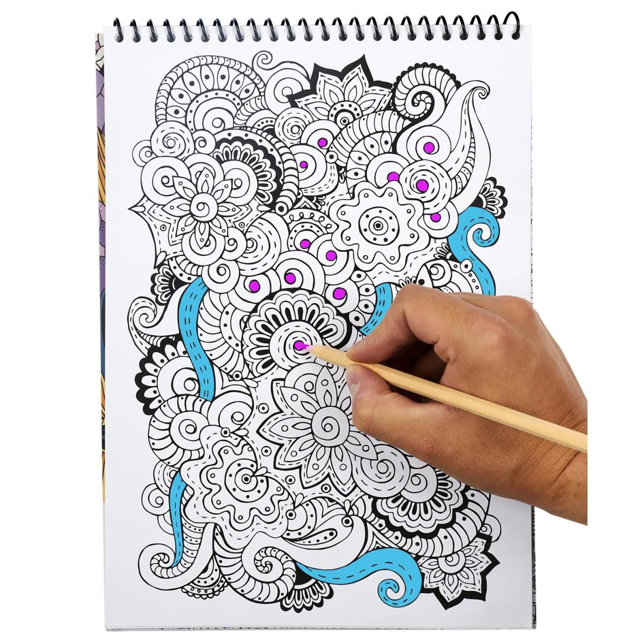 Voir la diapositive 2 : The concept Factory Livre de Coloriage 30 Pages  Adulte  21x29cm Blanc