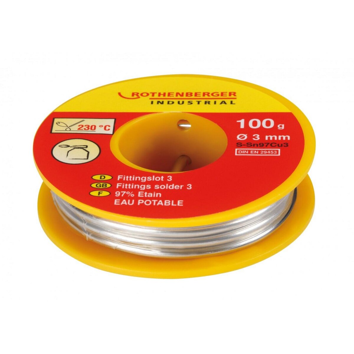 CENTRALE BRICO Bobine etain 97% ROTHENBERGER