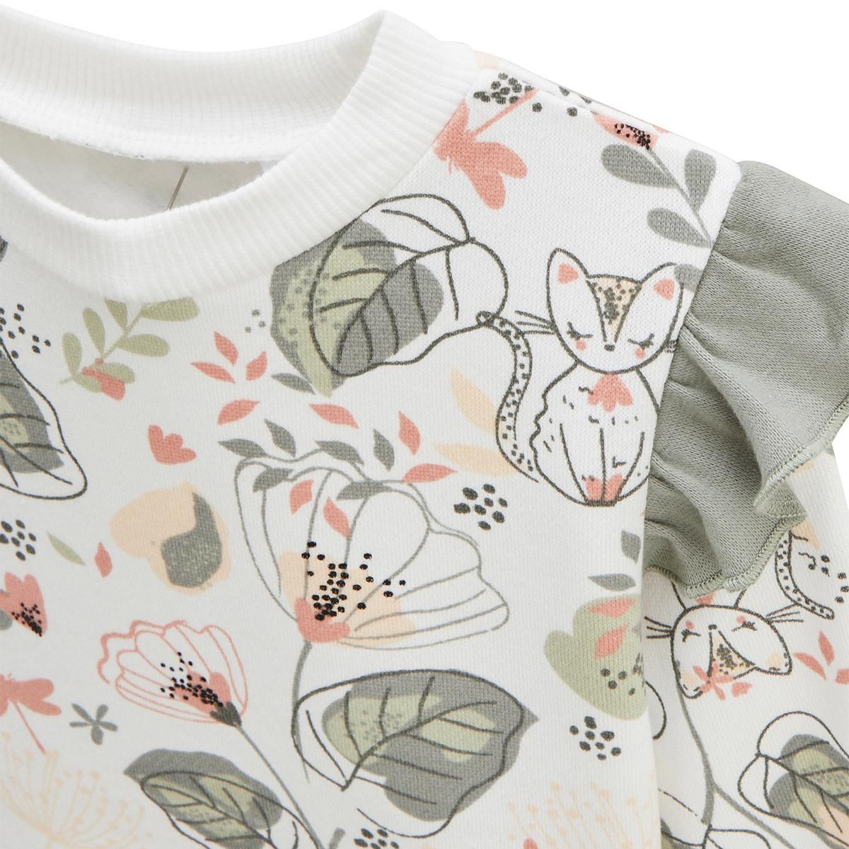 Petit Béguin Ensemble bébé sweat en molleton et legging Lily