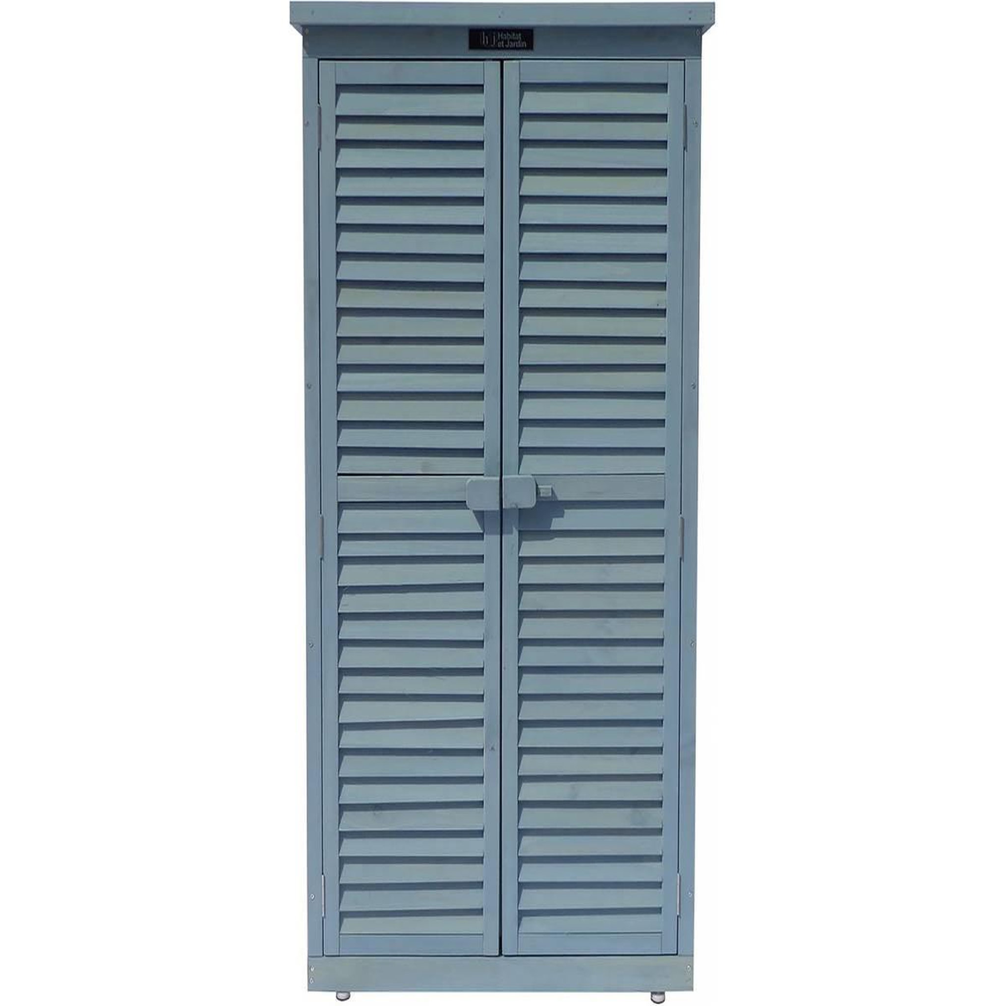 Voir la diapositive 2 : Habitat et Jardin Armoire de jardin  space  - 87 x 46.5 x 160 cm - bleu ciel